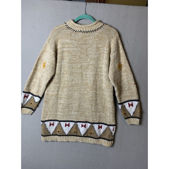 Ashley Hill Sweater XL Embroidered Southwest Tunic Aztec Native American Vtg - Picture 2 of 10